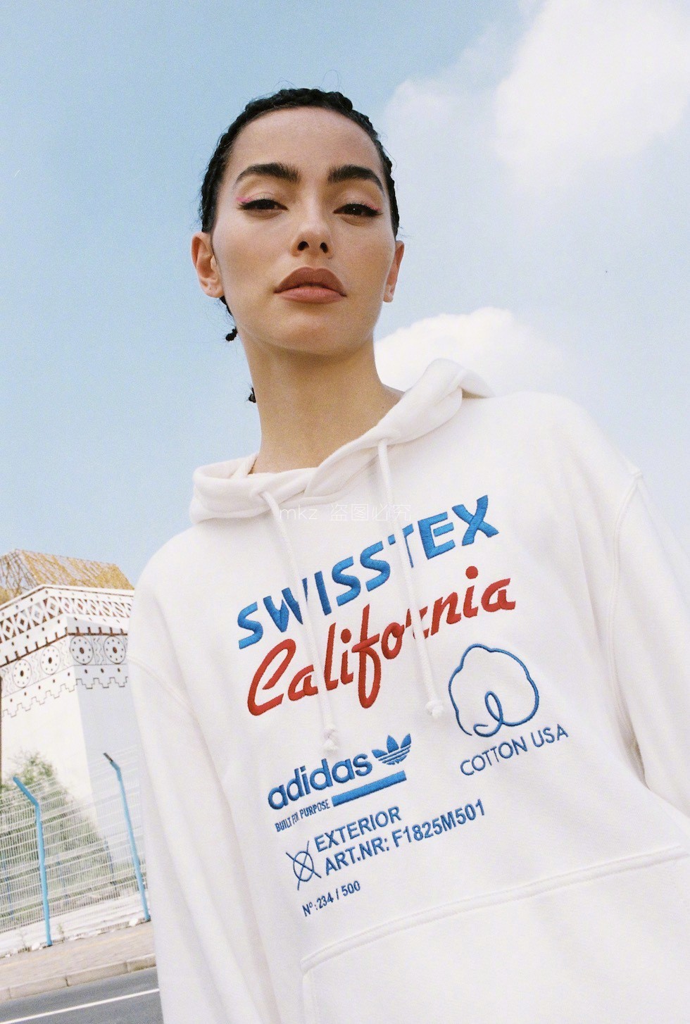 Adidas Original Mens/Womens Kaval Sweatershirt And Match Sweatpant DH4946 FZ Hoody With DH4949 Whit Pants Full Tracaksui