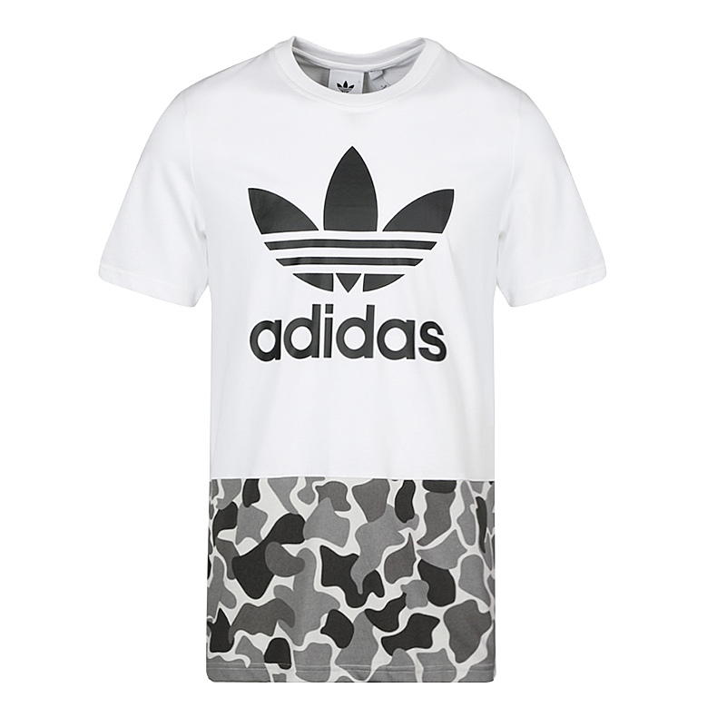 Original Adidas Mens Graphic Tees DN8033 White Tees DN8034 Black CB Tees