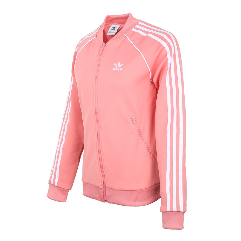 Adidas Original SS Track Top Women Pink DH3162 Superstar Full Zip Jacket