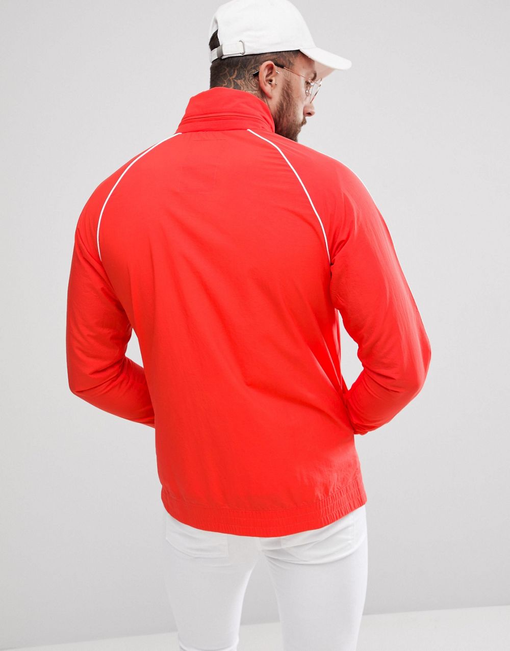 Original Adidas SST Windbreaker Red Track Jacket CW1310 OG Wind Superstar Hoody