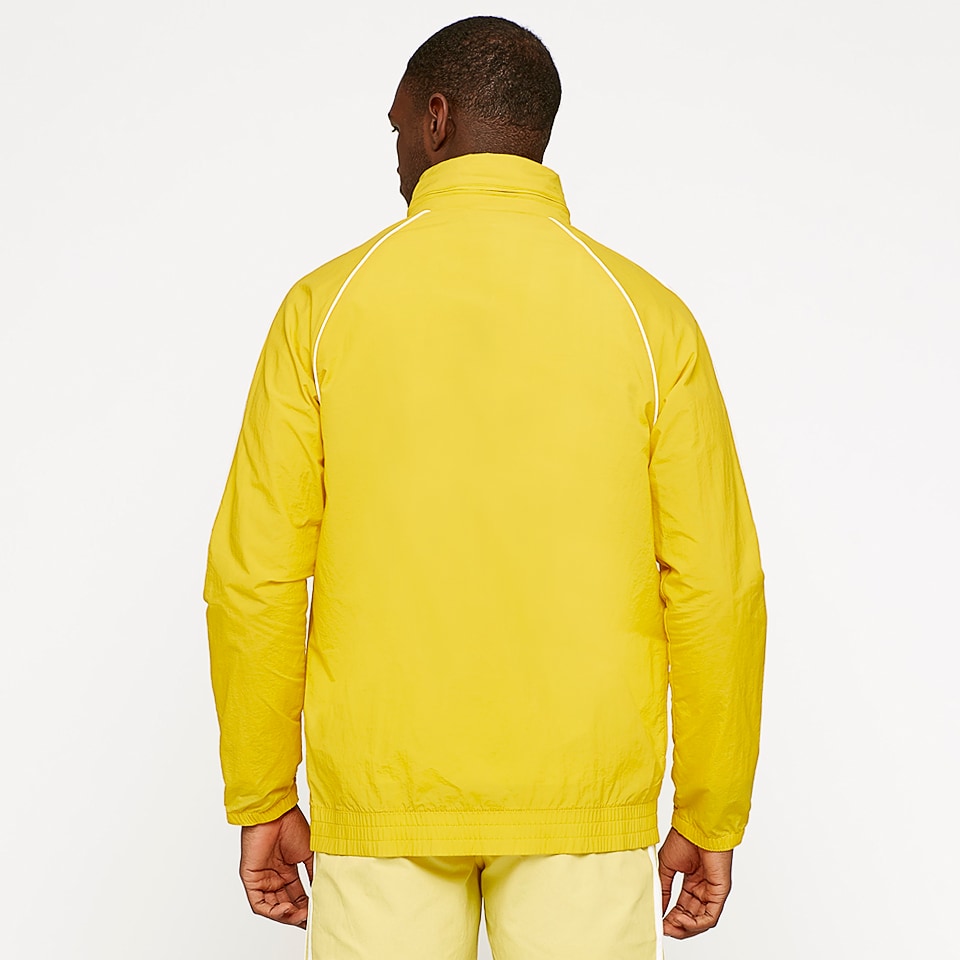 Adidas Original Adicolor SST Superstar Windbreaker Tribe Yellow 3 Stripe CW1312 Jacket/Hoody