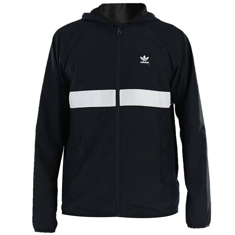Original Adidas BB Wind Jacket DH3872 Skateboarding Windbreaker Blackbird Hoody
