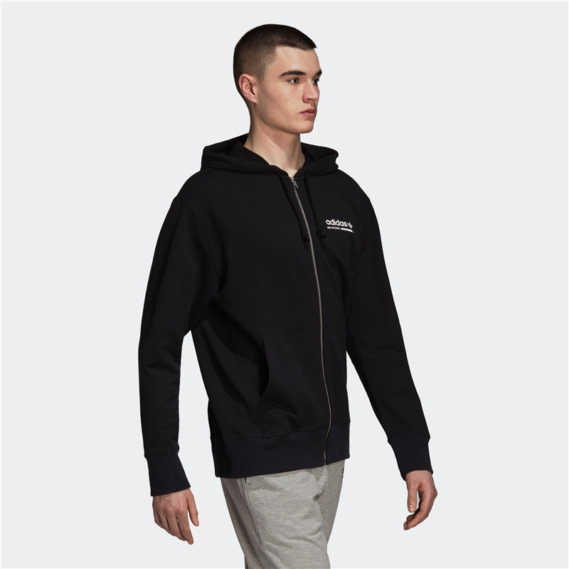 Original Adidas Built For Purpose DT0934 Black Jacket Kaval Full Zip Hoody