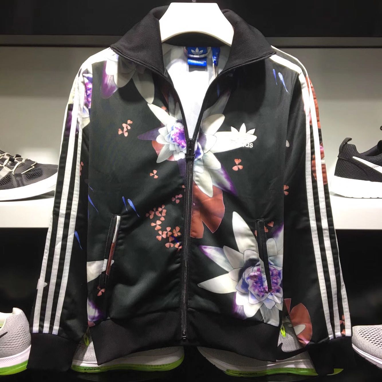 Adidas Lotus Print Track Jacket AC2130 Floral Superstar Jacket