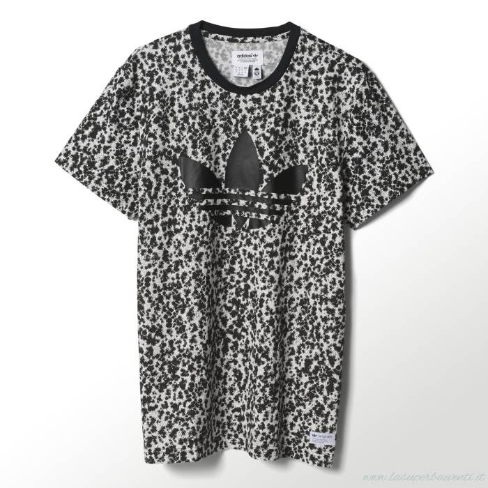 Adidas Originals DRZL Trefoil Jeremy Scott Tees S14559 Vintage White Summer Leopard Tees