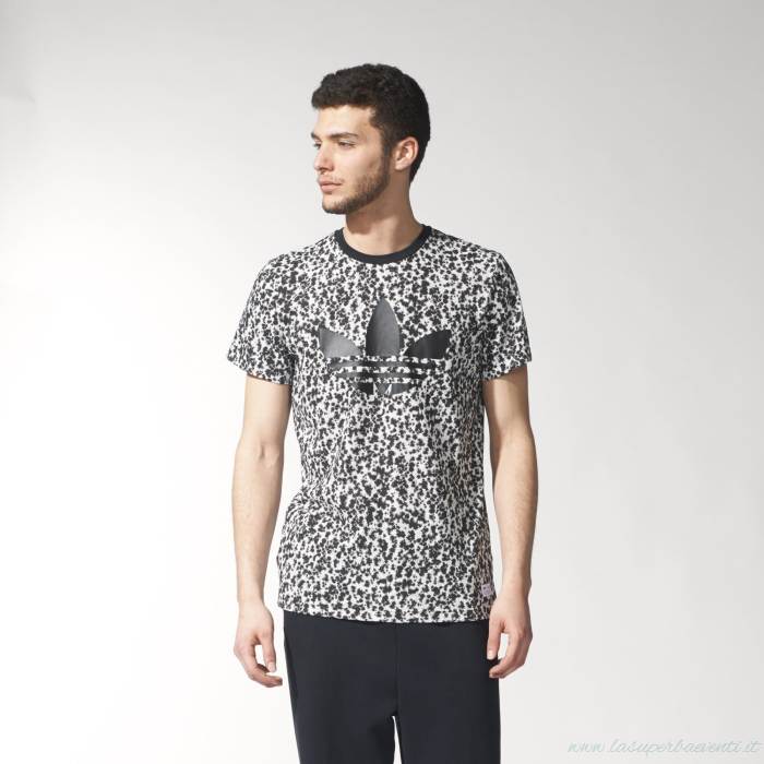Adidas Originals DRZL Trefoil Jeremy Scott Tees S14559 Vintage White Summer Leopard Tees