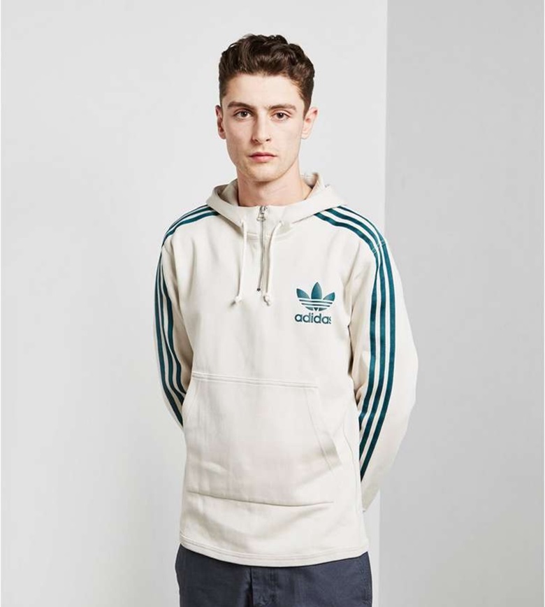 Adidas Originals AC Terry Pullover Hoodie In Beige BK7193 Jacket