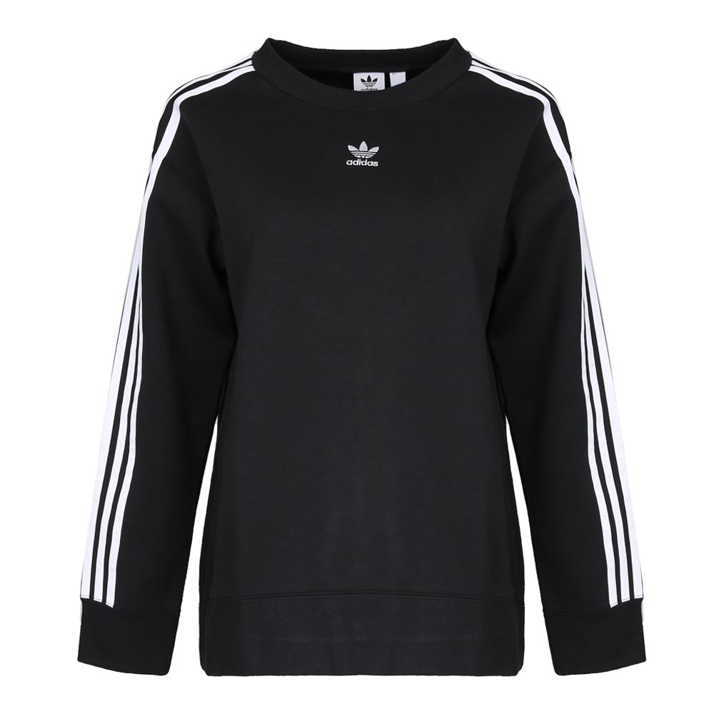 Adidas Womens Crew Sweatershirt Black CE2431 Sport Sweater