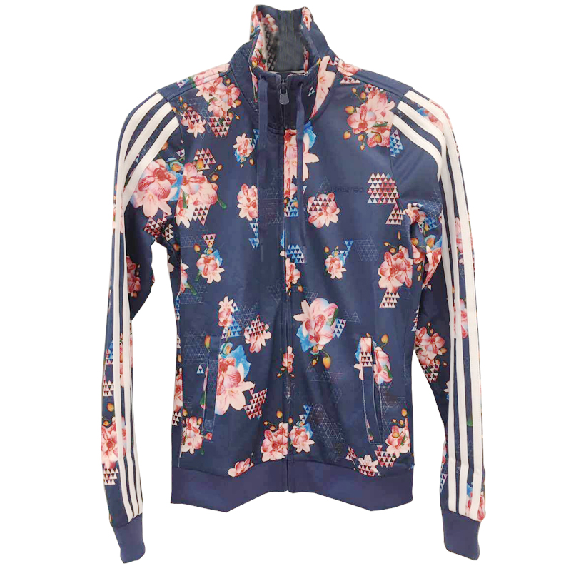 Womens All Over Print Track Top Mysblu/White BK6814 Firebird Track Top Jacket