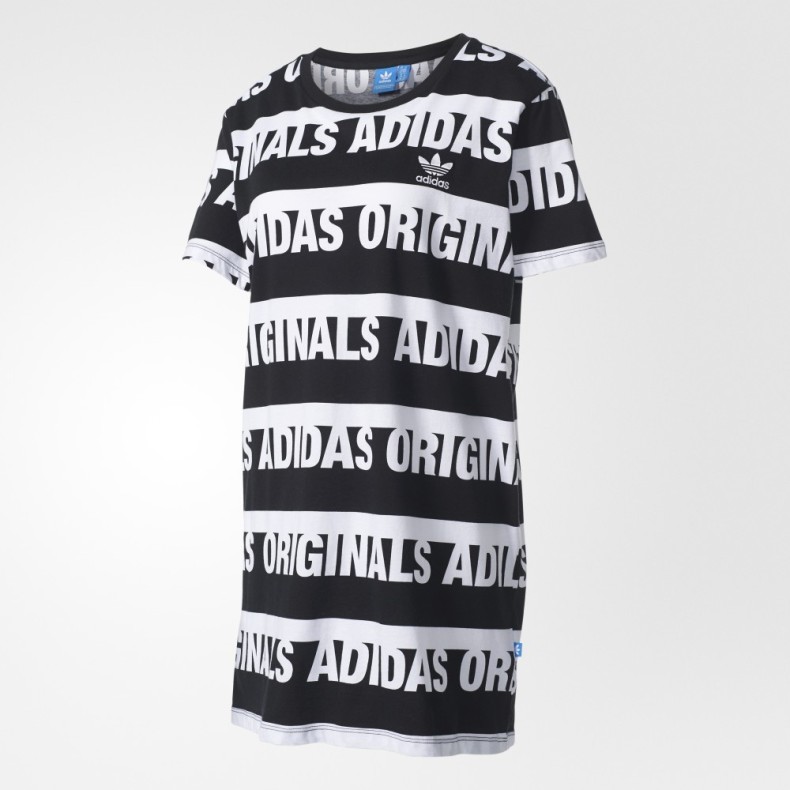 Adidas Womnes Williams Trefoil Tee Dress BR7862 Tshirt