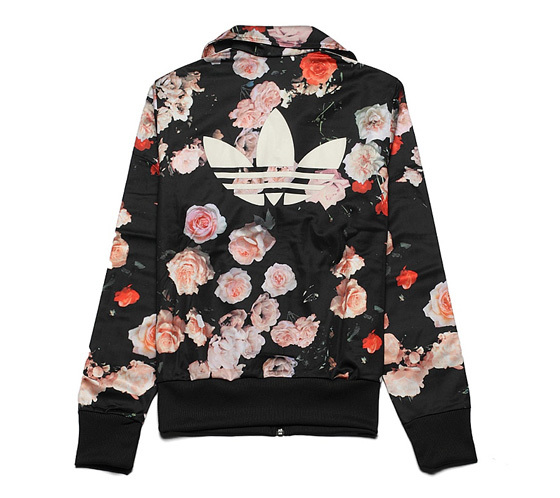 Original Adidas Firebird Track Top Roses Flower Print F78292 Women Jacket Few Leftover