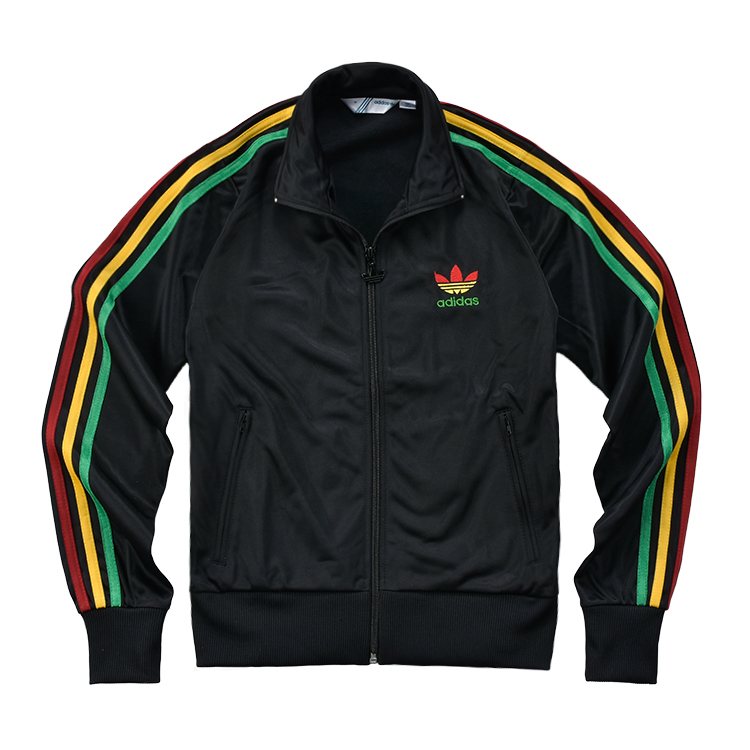 Original Womens Adidas Firebird Rasta Jacket Sport Track Top Colorful E16499 Jamaica Jacket