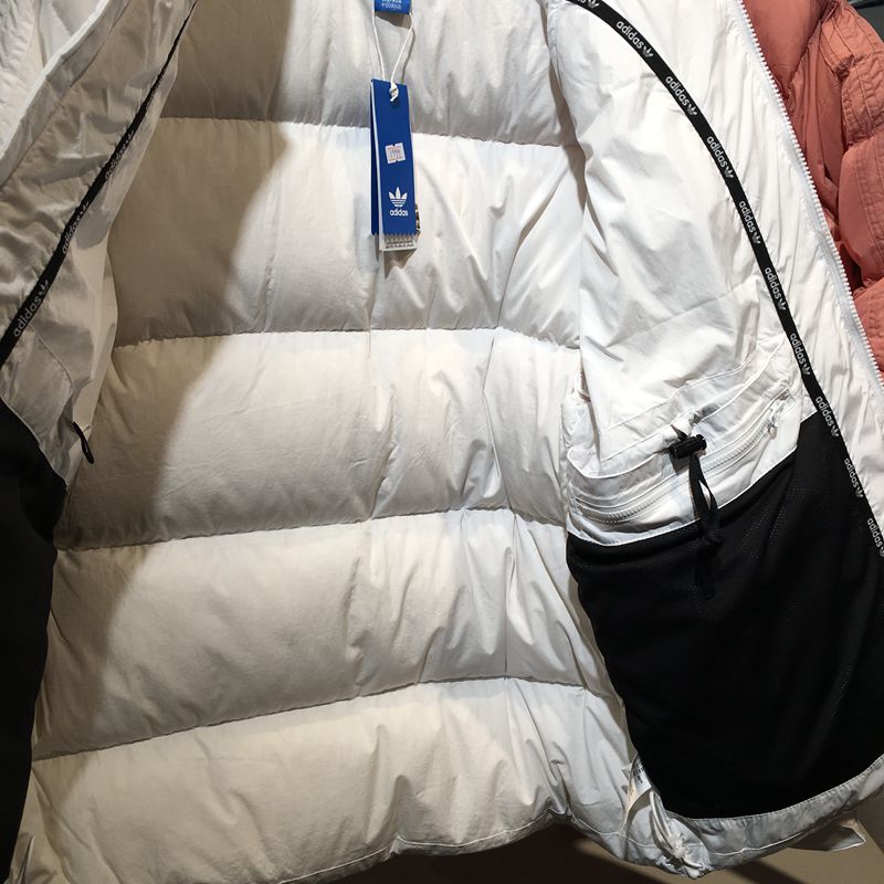 Original Adidas Superstar Womens Down Jacket BS4418 White Jackets Winter Down Coat