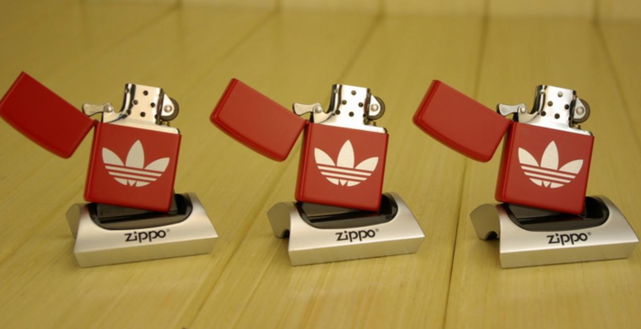 Original Adidas Lighters Mix Colors Zippo Lighters