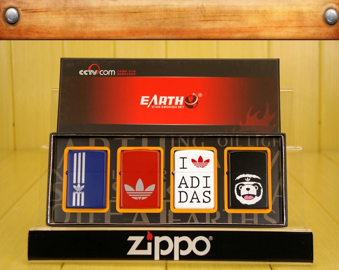 Original Adidas Lighters Mix Colors Zippo Lighters