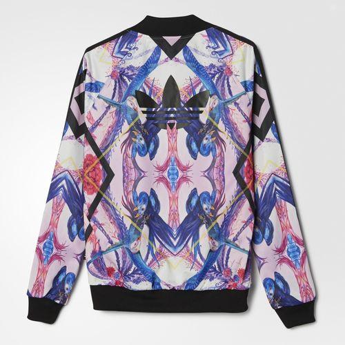 Adidas Originals FLORERA (Multicolor) Supestar Track Jacket Women's AB1986 Jacket