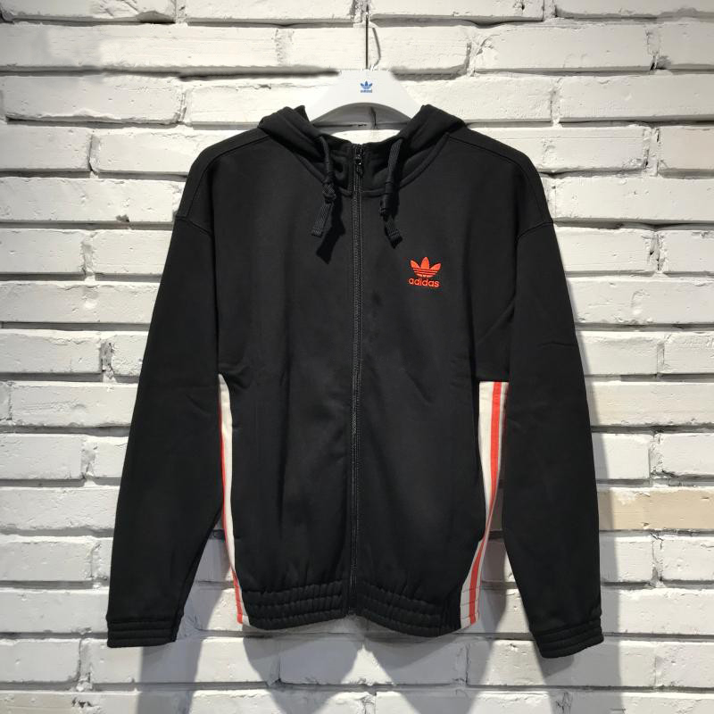 Adidas Original Womens Adibreak Hoodie Black DH4665 Zip Damen Hoodie