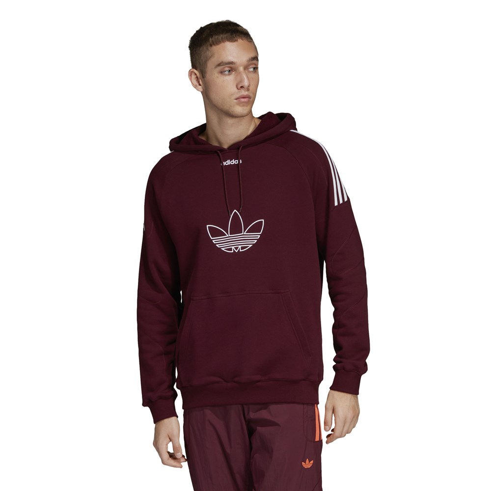 Adidas Flock Trefoil Hoodie DU8114 Mens Hoody