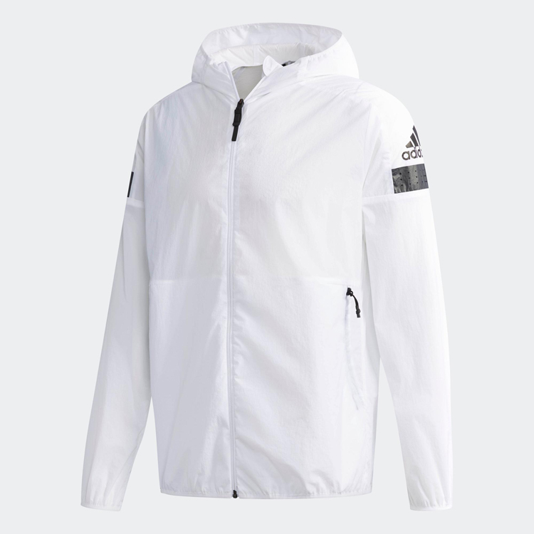 Originial Adidas WB ID Venti Mens Jacket CV8784 Windbreak White Hoody