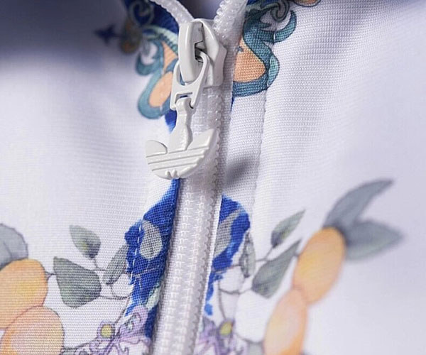 Original Adidas Indigo Cropped Firebird TT M69837 Jacket Brazil Fruits Track Top