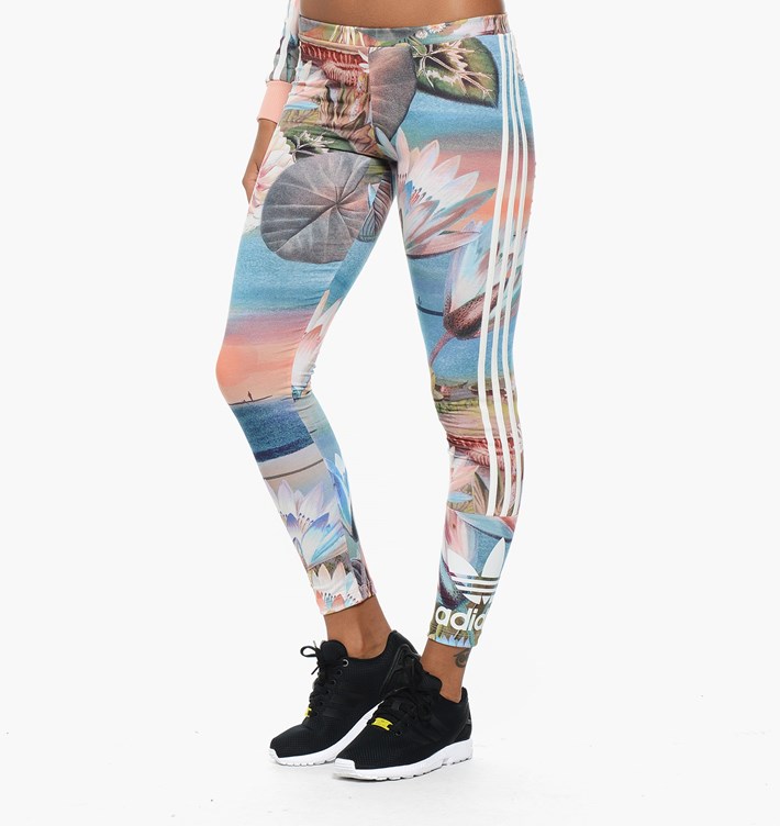 Adidas Originals Womens Farm Curso 3 Stripes Pants S19337 Leggings Curso D'Agua Lotus Legging