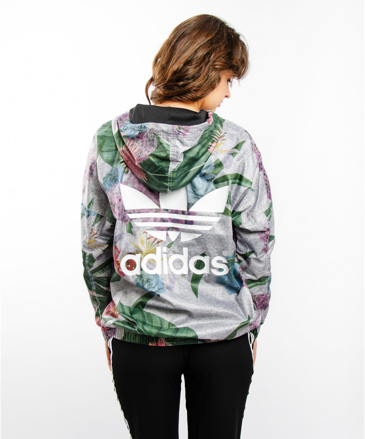 ADIDAS ORIGINALS WOMEN TRAINING FLORAL JACKET AJ8875 BRAND NEW WITH ORIGINAL TAG