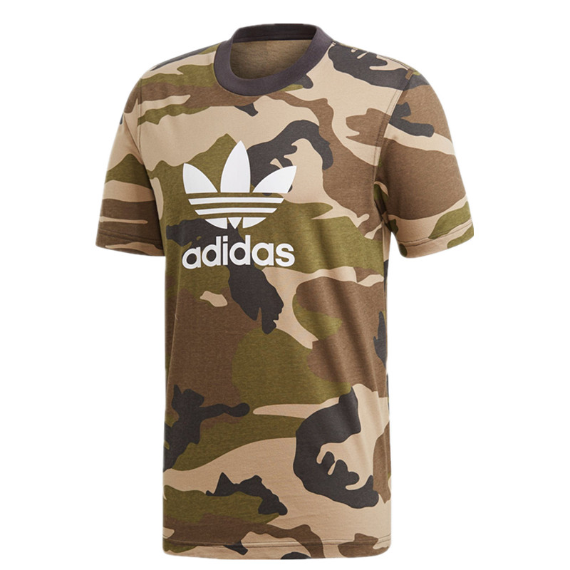 Adidas Camouflage Trefoil Tees DV2067 Camo SS Tees