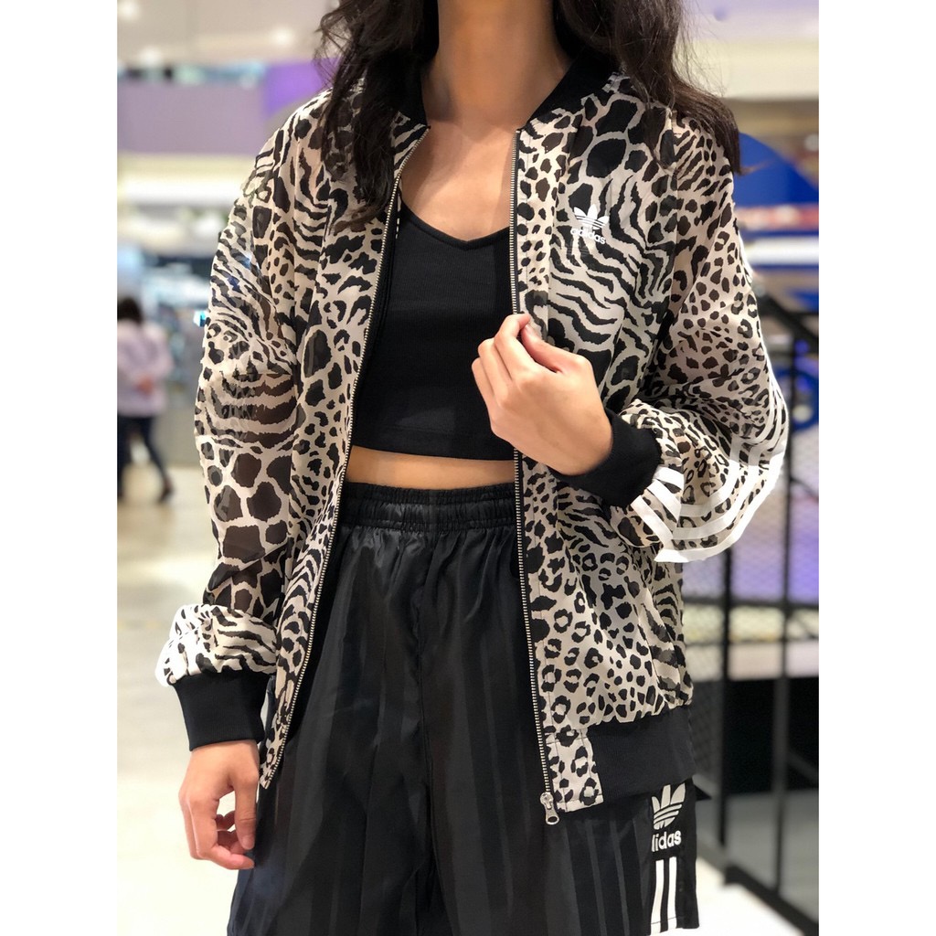 Original Adidas Womens DY0886 Sunscreen Jacket Jaguar Graphic Track Top Jacket