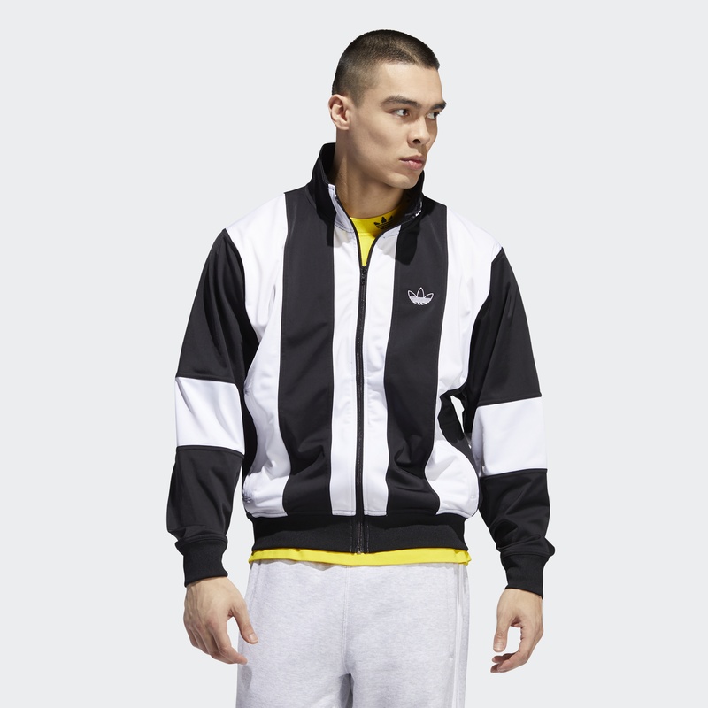 Original Mens Adidas Bailer ED6252 Track Jacket Black TT Sport Jacket