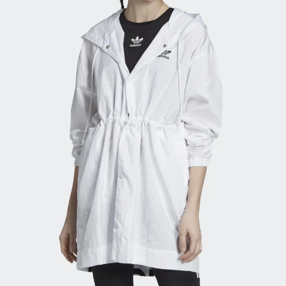 Adidas Womens Windbreaker Long Suit ED4760 Trefoil Jacket