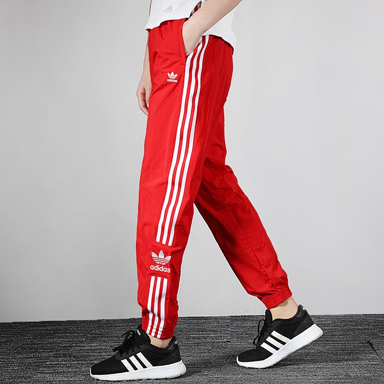Adidas Mens Training Track Pants Lock Up ED7543 Jogger Red Sport Pants