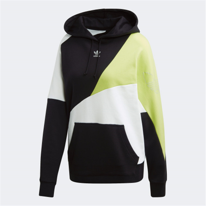 Adidas Originals Womens Colorblock Hoodie FR0557 Black Foot Locker Hoody