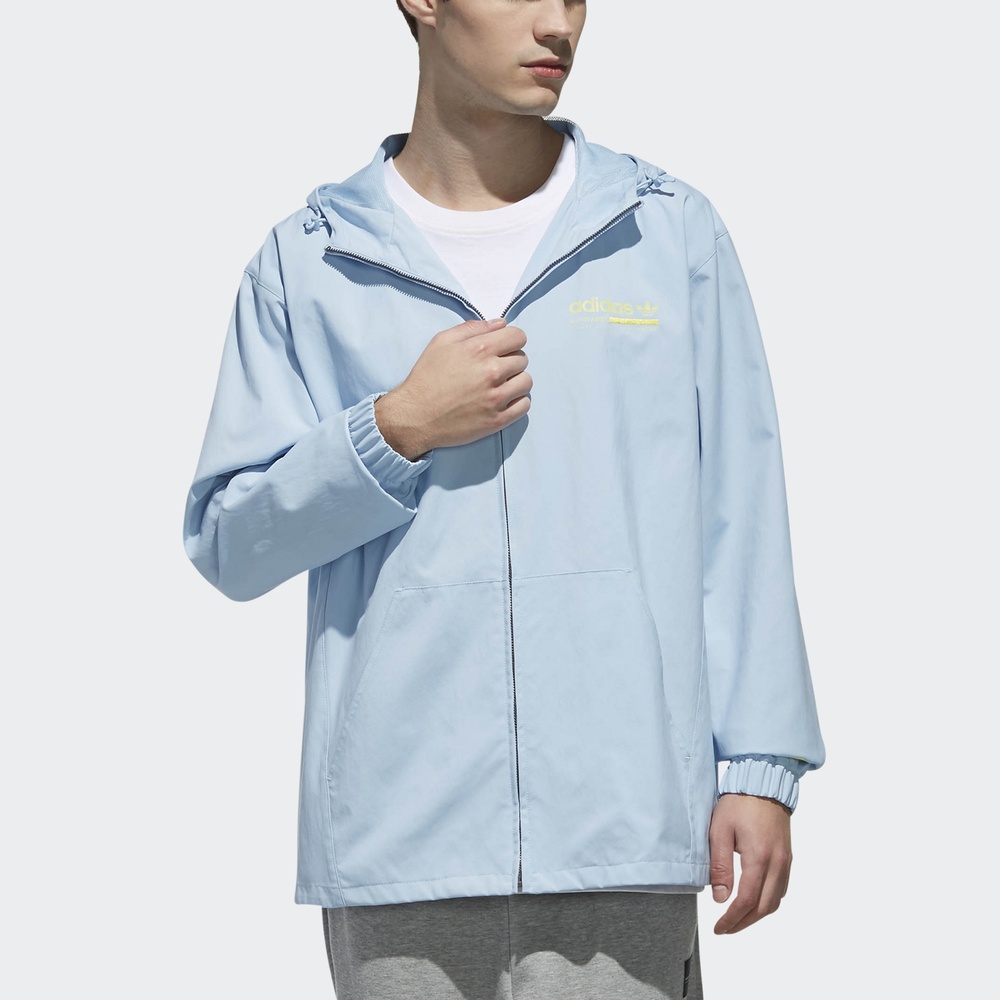 Adidas Original Windbreak Kaval JACKET DX4236 DX4237 Hoody 2 Color Blue/Black