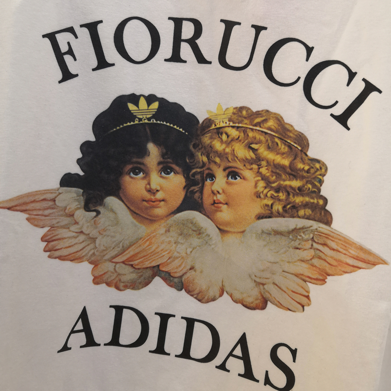 Adidas OriginalS x Fiorucci White Tshirt ED8775 Woemns TEES C