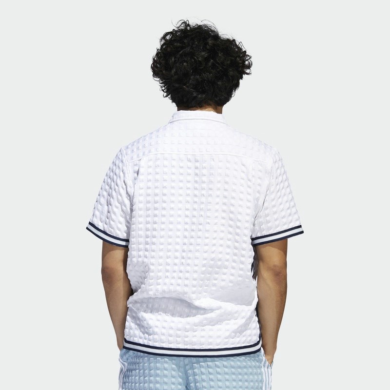 Original Adidas Banyan Shooting Shirt DV3105 White Short Shirt Summer Tshirt DV3106 Navy  2 Colors C