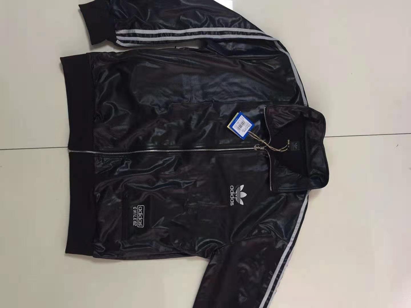 Adidas Chile 62 Rare Tracksuit Jacket Wetlook Shiny Black/Silver Suit