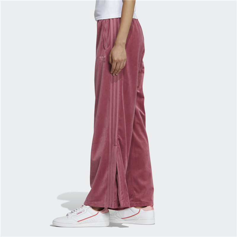 Adidas Original Womens Pink GV2927 Velour Track Pants GV2926 Black Velour Track Jogger Pants