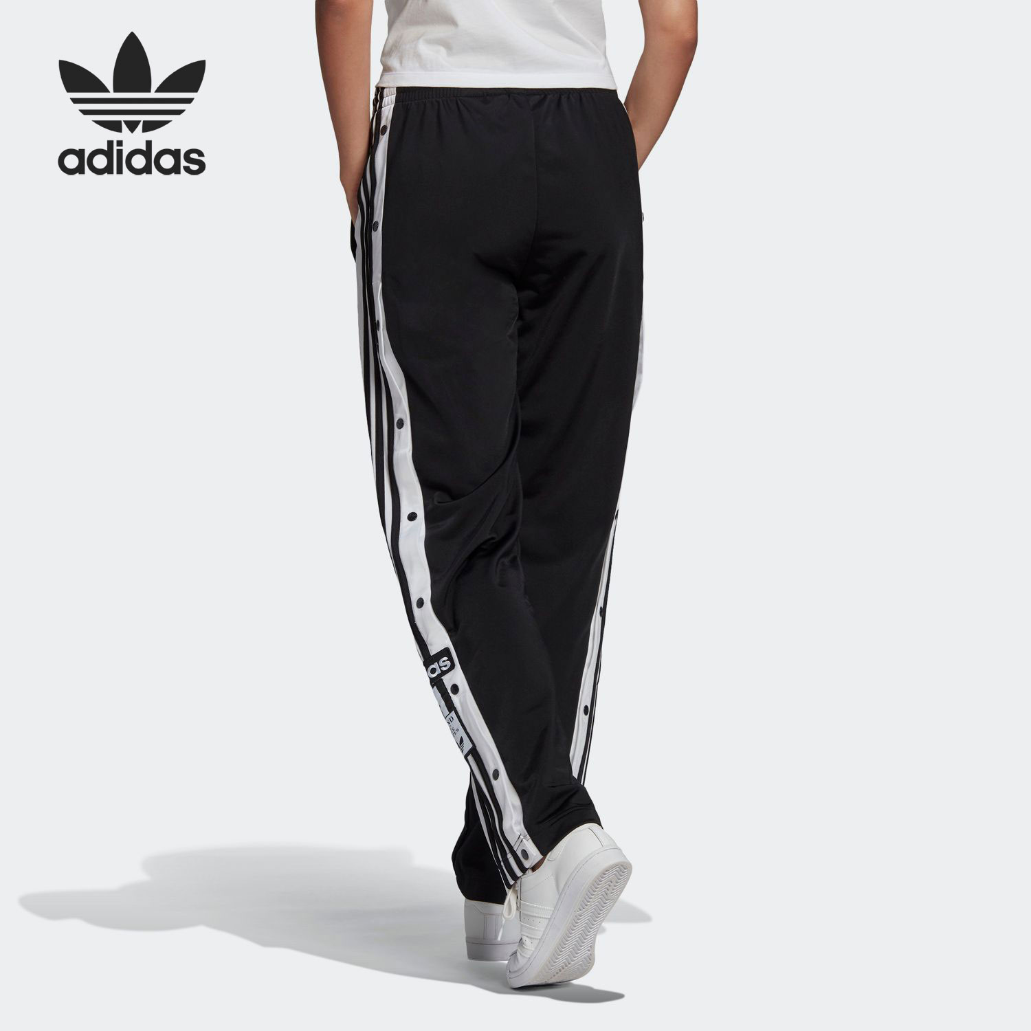 Adidas Original Classicas Adibreak GN2807 Adicolor Black Track Pants