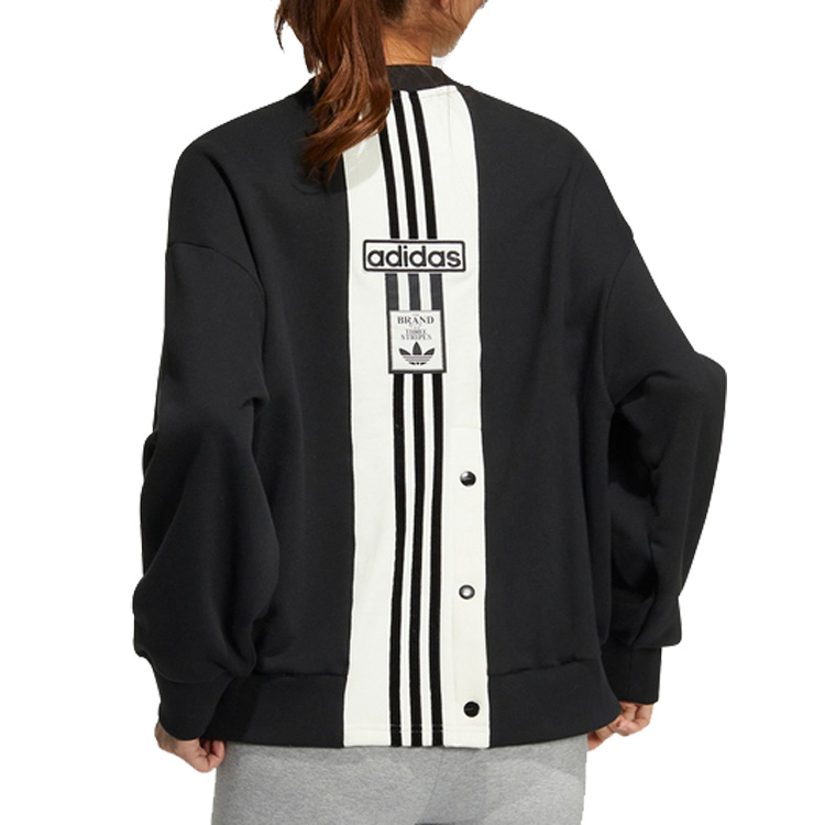 Adidas Original 2 Colors Adibreak Crew IC8131 Sweater IC8132 Black Top