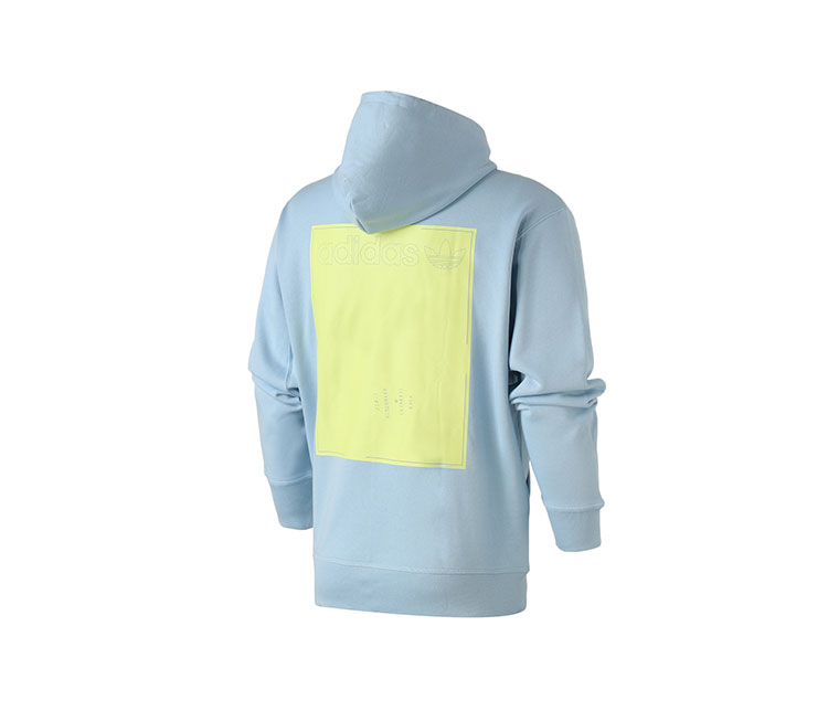 Adidas Originals Kaval Series Printing DV1941 Logo Caual Sports Pullover  Blue Hoody