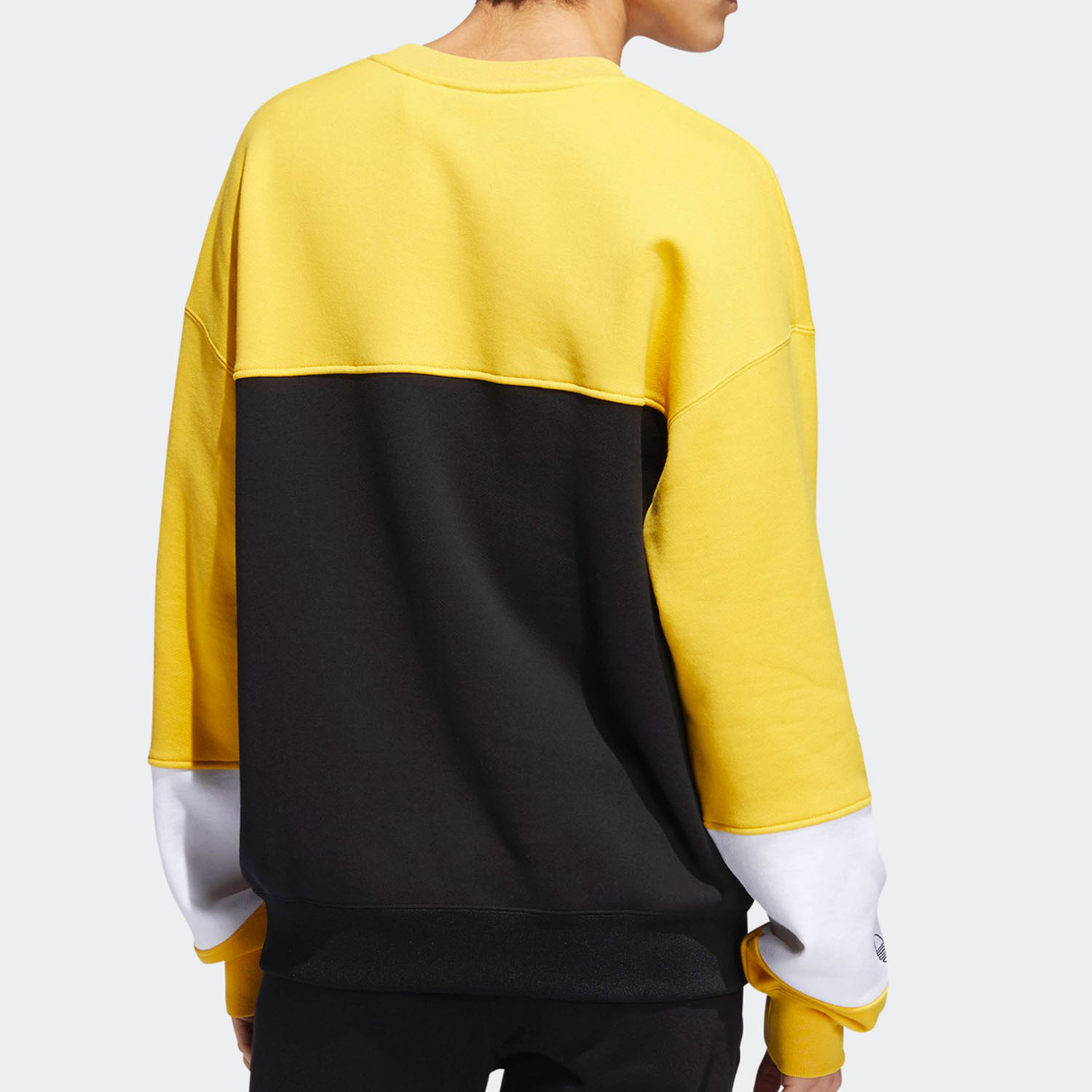 Adidas originals Rivalry Crew Casual Sweatshirt Men Yellow DZ9137 Shirt