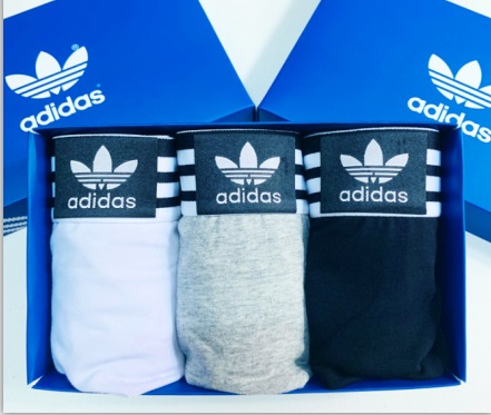 6PCS PRICE Adidas Original 6pcs Wholesale Men's Underwear Boxers 6 Colors without Box packing