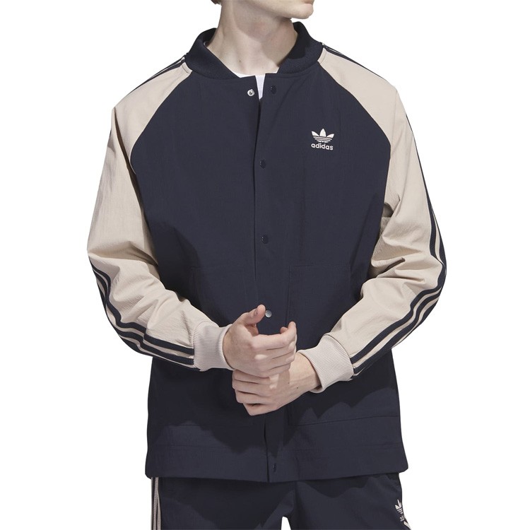 Adidas SST Mens IC5543 Jacket Blue Woven Jacket 