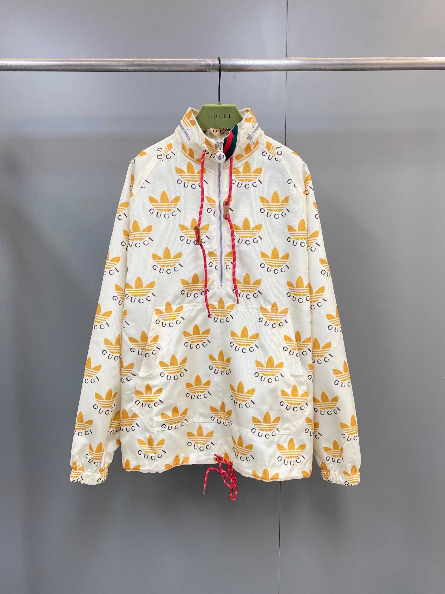 Adidas x Gucci Trefoil Collaboration Designer Sportswear Hoody
