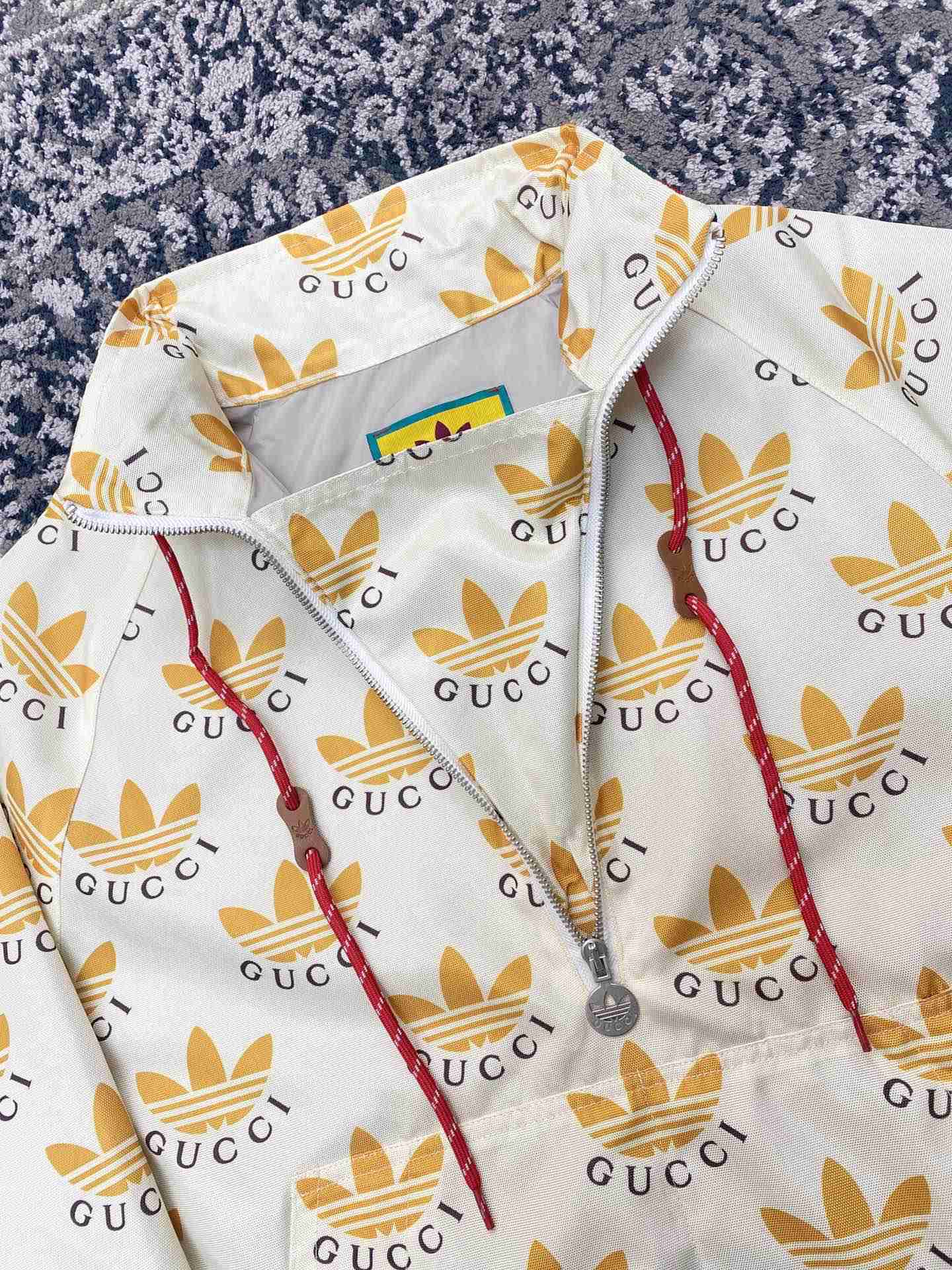 Adidas x Gucci Trefoil Collaboration Designer Sportswear Hoody