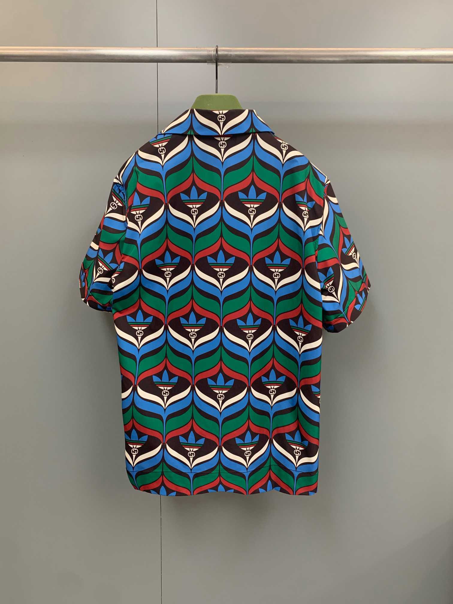 Adidas x Gucci Trefoil Collaboration Sport Tshirt Summer Bowling Tees