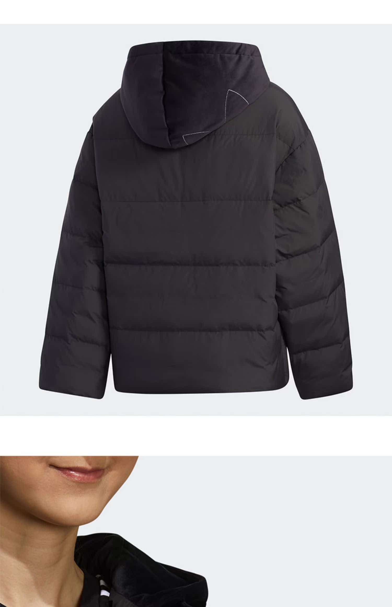 Adidas Superstar Down Jacket Black DH4579 Women Winter SST Down Coat