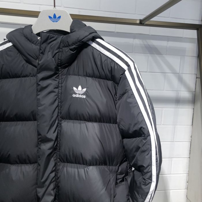 Adidas Superstar Mens Down Jacket Black FL0007 Mens Winter SST Down Long Coat