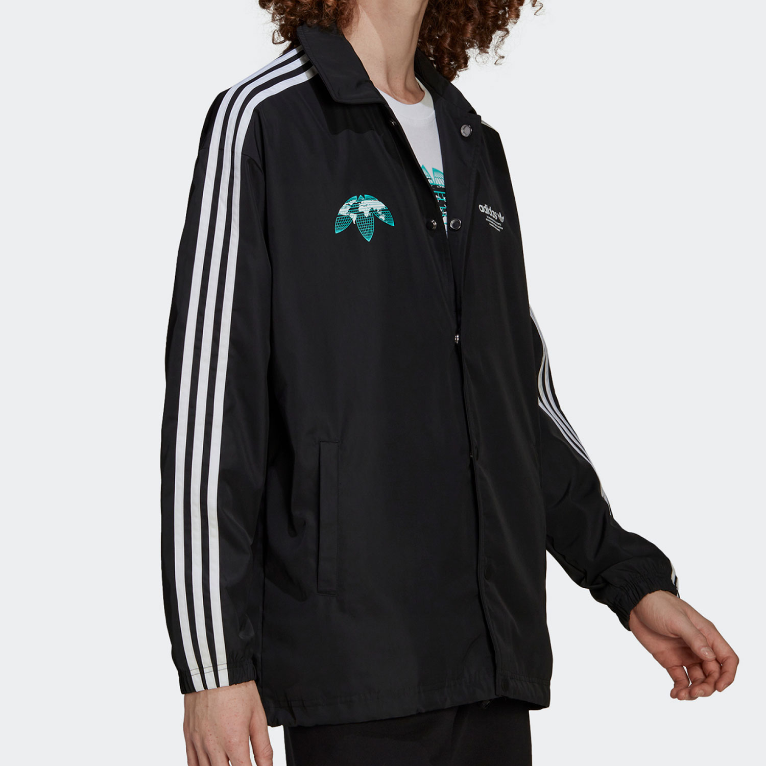 Adidas Originals Sports Long Sleeves Jacket Black HF4895 Track Top