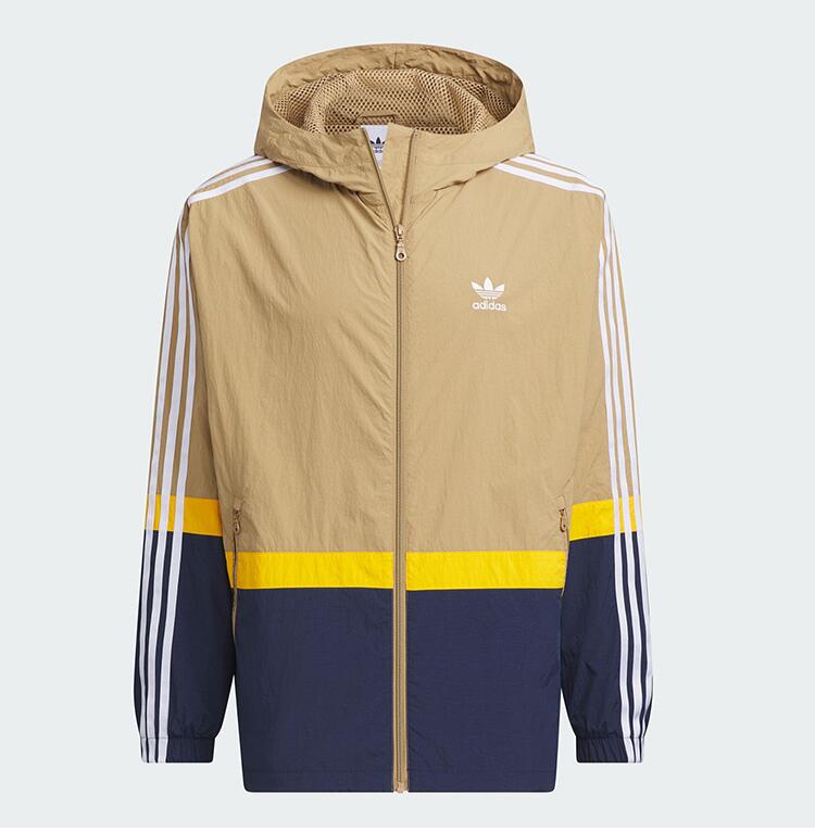 Adidas Originals Sportswear Jacket IN0996 Mens Cardboard Yellow Jacket Hoody